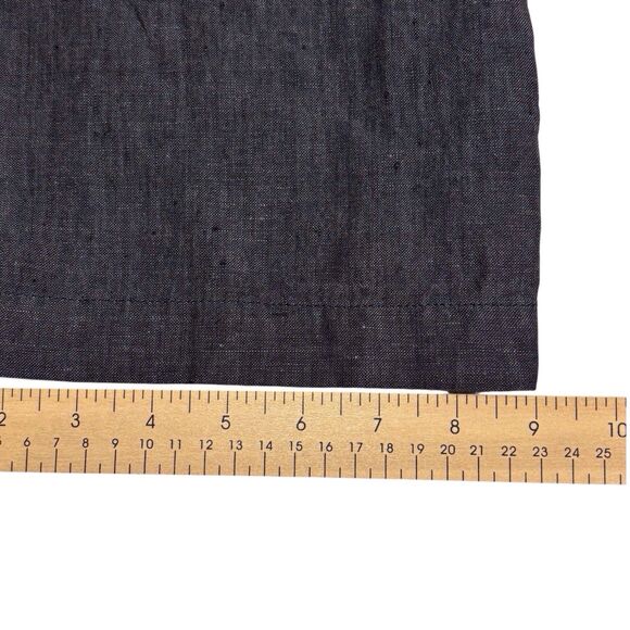 Perry Ellis Linen Drawstring Pants Slate Gray Mens Size 40 Straight Casual NWT - Picture 12 of 13